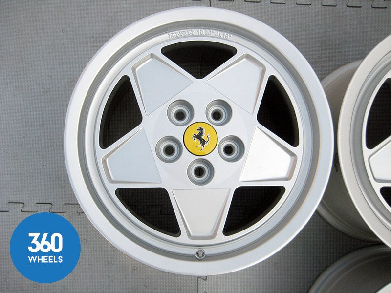 Genuine Ferrari Testarossa 16" Alloy Wheel Set 5 Bolt 134685 138051