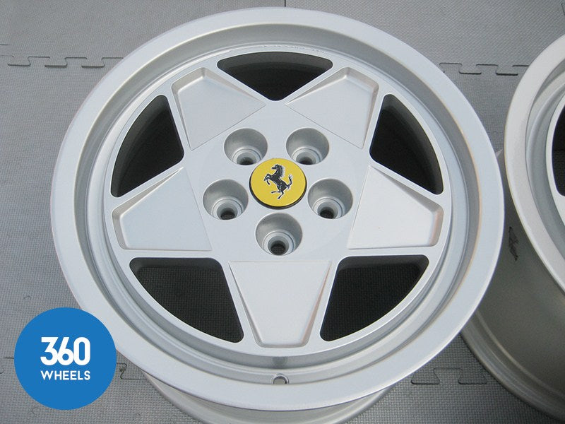 Genuine Ferrari Testarossa 16" Alloy Wheel Set 5 Bolt 134685 138051