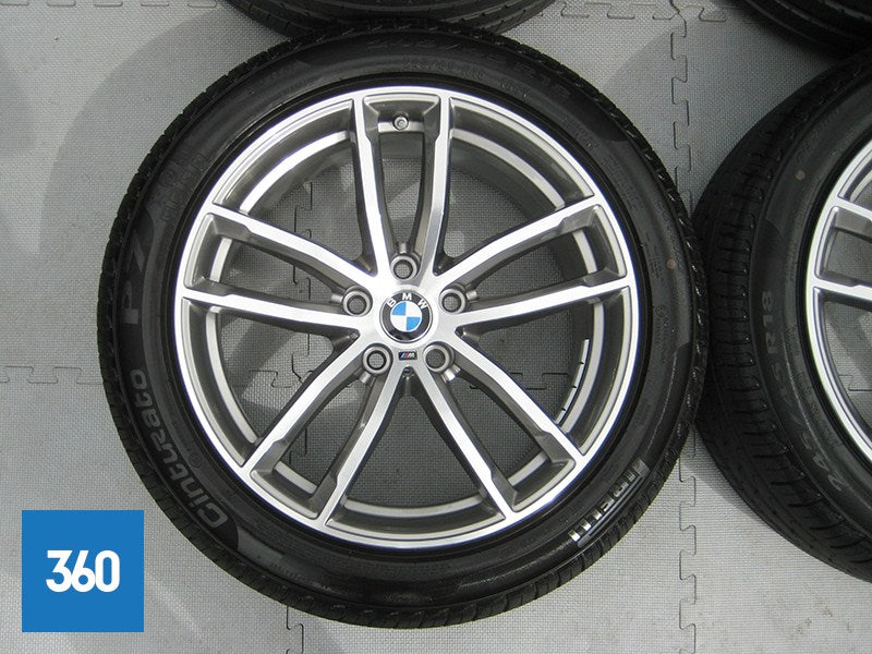 Genuine BMW 5 Series G30 G31 18 662 M Sport 5 Double Spoke Alloy Wheels Tyres