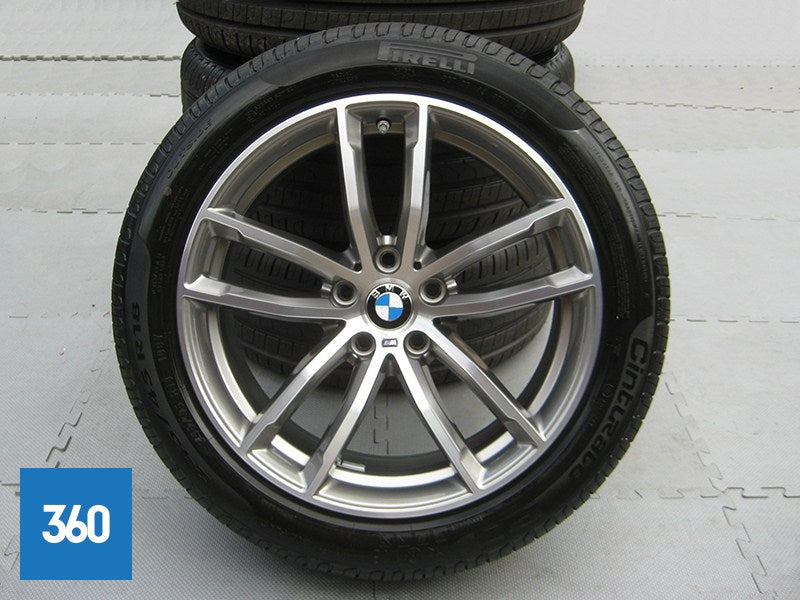 Genuine BMW 5 Series G30 G31 18 662 M Sport 5 Double Spoke Alloy Wheels Tyres