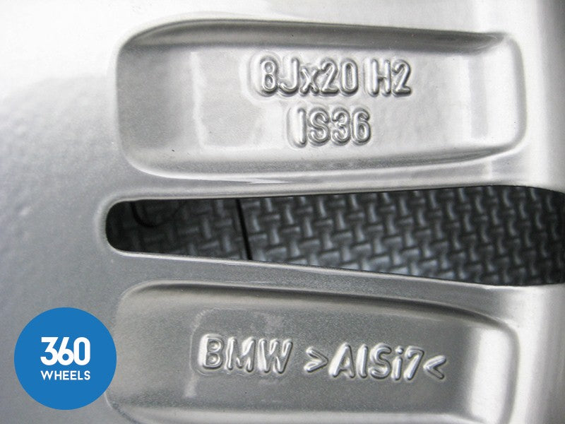 Genuine BMW 3 4 Series 20" 361 Double Spoke Alloy Wheel Grey 36116794371
