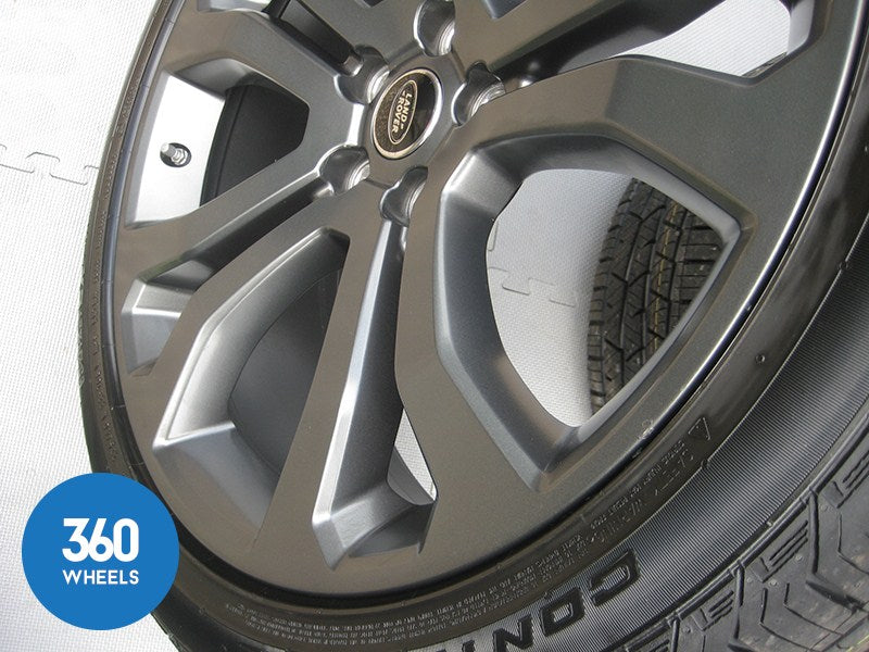 Genuine Range Rover Sport 22" Style 514 Grey Alloy Wheels Tyre Set with TPMS