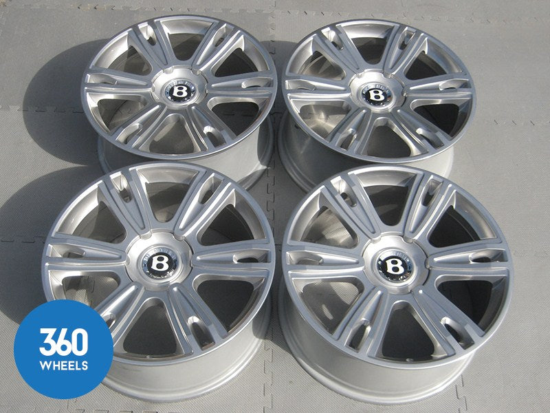 Genuine Bentley Continental GT GTC Flying Spur 21" 6 Twin Spoke Alloy Wheels 3W0601025CE