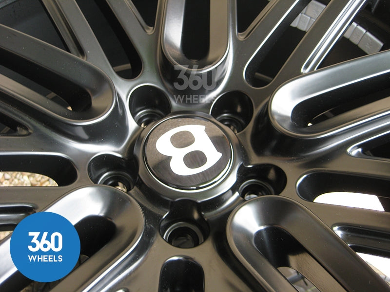 Genuine Bentley 21" Speed 10 Spoke Black Alloy Wheels with Pirelli P Zero Tyres 3W0601025DN