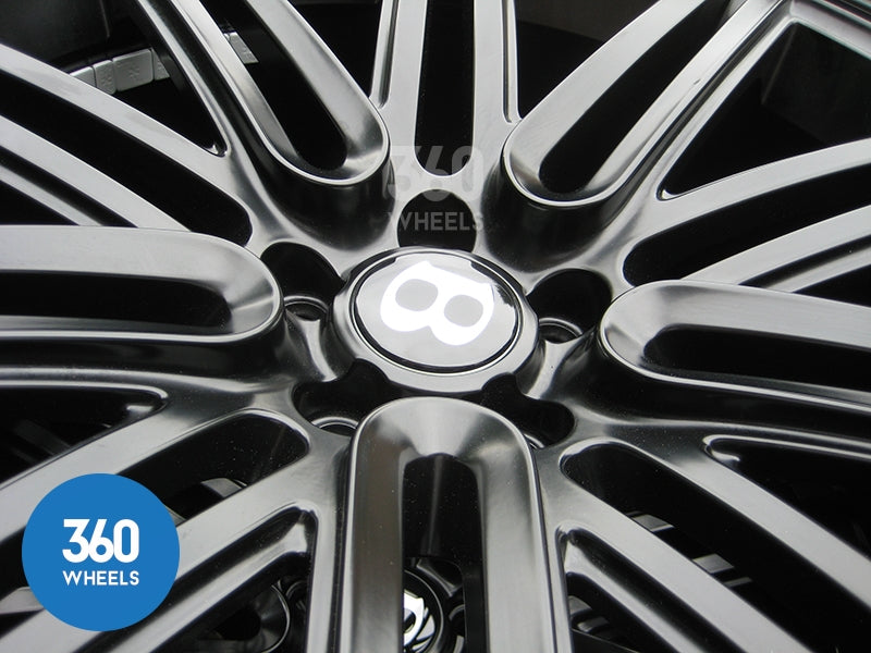 Genuine Bentley 21" Speed 10 Spoke Black Alloy Wheels with Pirelli P Zero Tyres 3W0601025DN