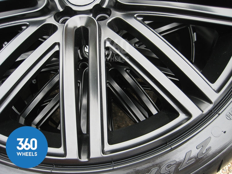 Genuine Bentley 21" Speed 10 Spoke Black Alloy Wheels with Pirelli P Zero Tyres 3W0601025DN