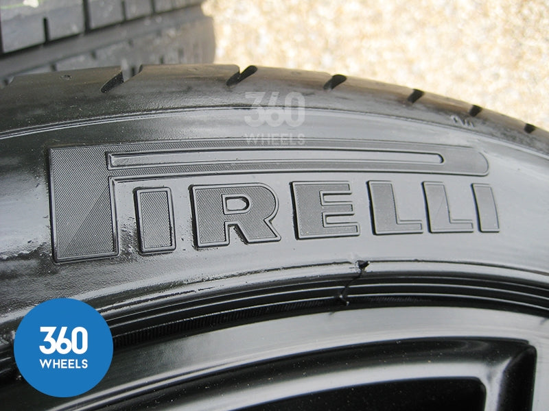 Genuine Bentley 21" Speed 10 Spoke Black Alloy Wheels with Pirelli P Zero Tyres 3W0601025DN