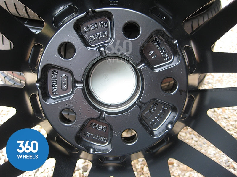 Genuine Bentley 21" Speed 10 Spoke Black Alloy Wheels with Pirelli P Zero Tyres 3W0601025DN