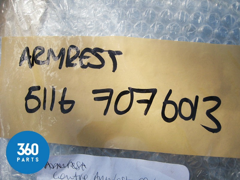 Genuine BMW 6 Series E63 E64 Centre Console Armrest Cover 51167076013