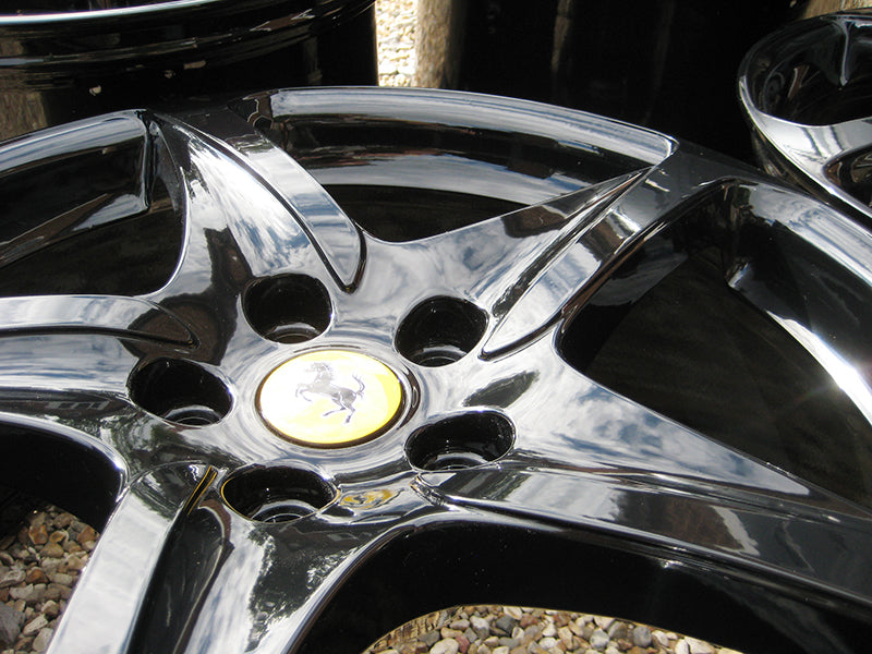 Genuine Ferrari FF 20" 5 Twist Spoke Black Alloy Wheels 260697 274882 273270