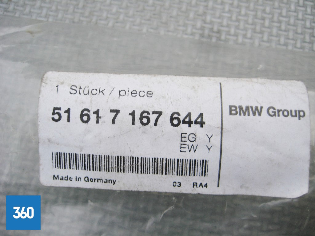 Genuine BMW E8X Spring Dome Right Reinforcement Strut Brace 51617167644