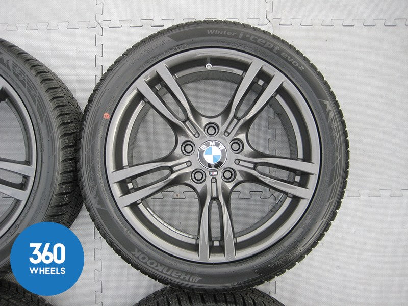 Genuine BMW 18" 400 M Sport Grey Hankook Winter Alloy Wheel Set 36117845880 36117845881