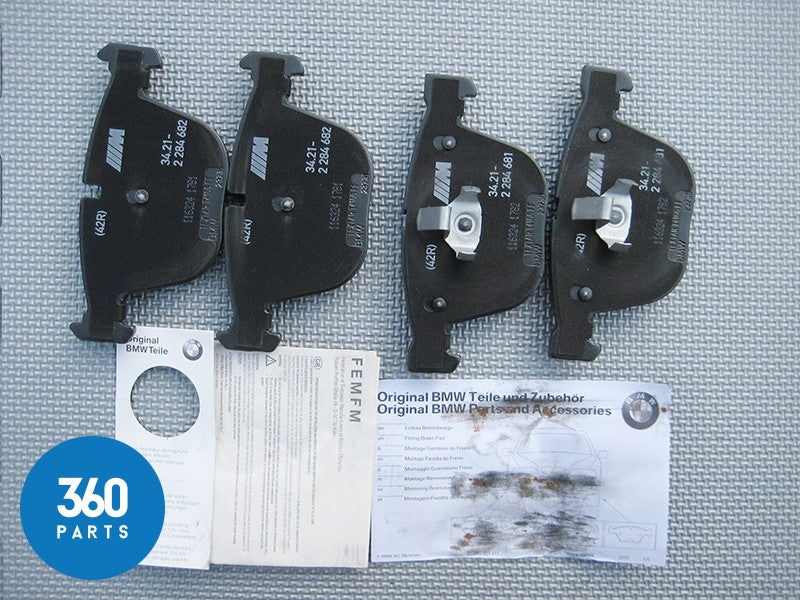 Genuine BMW 1 Series E82 Coupe 1M Rear Brake Pad Set Kit 34112284685