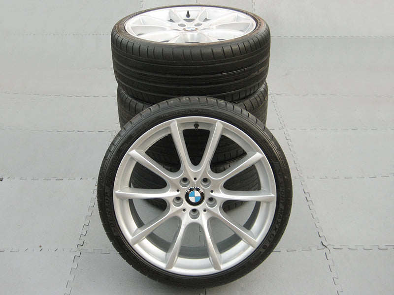 Genuine BMW 5 6 Series 20" 281 M Sport V Spoke Alloy Wheels Dunlop SP Sport Maxx RSC Runflat Tyres 36116783525 36116783526