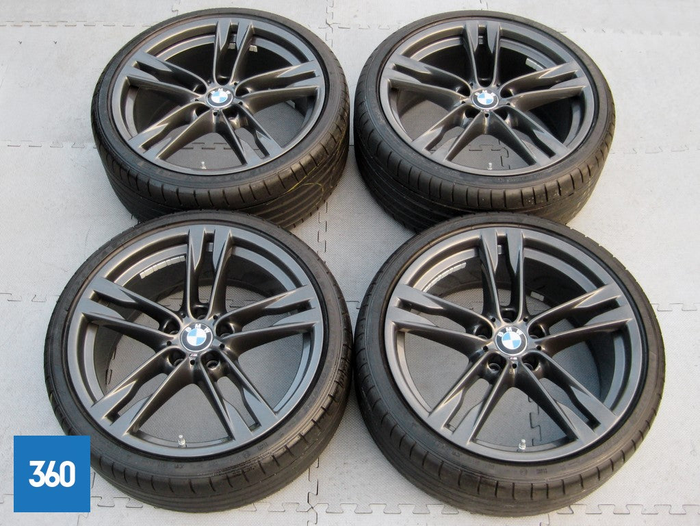 Genuine BMW 5 6 Series 20" 373 M Sport Double Spoke Alloy Wheels Dunlop SP Sport Maxx GT Tyre Set TPMS