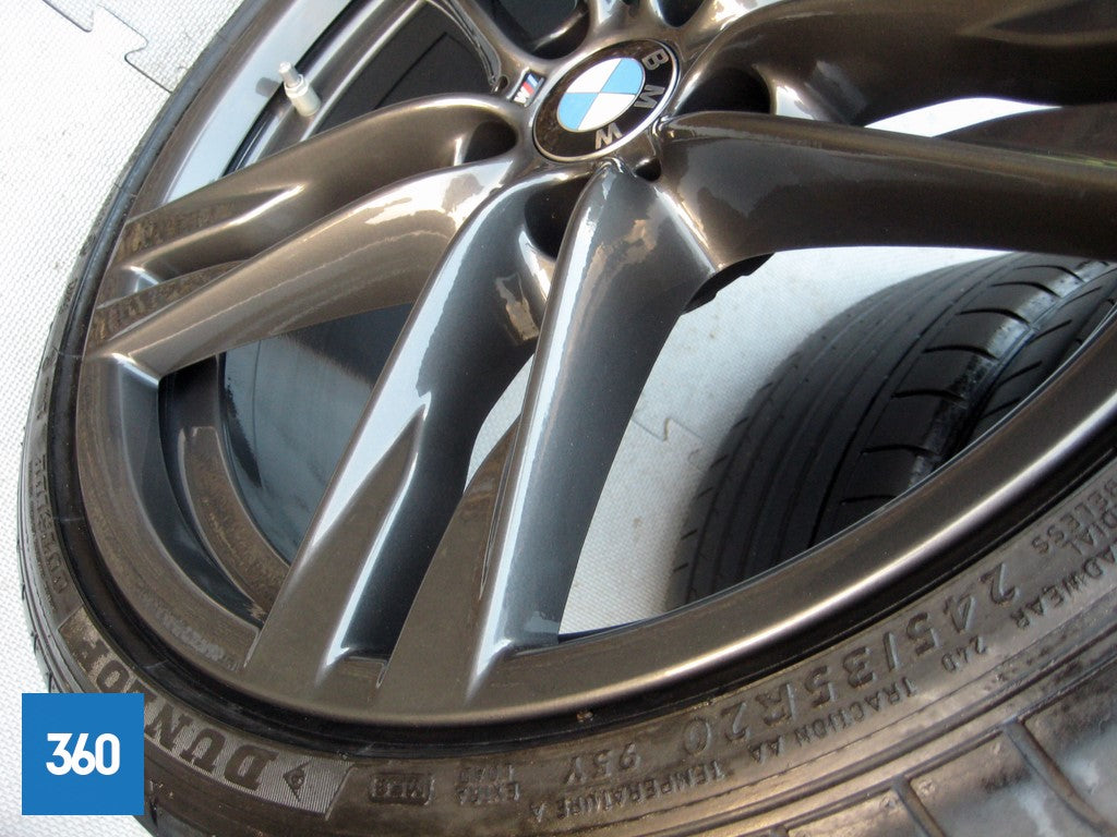 Genuine BMW 5 6 Series 20" 373 M Sport Double Spoke Alloy Wheels Dunlop SP Sport Maxx GT Tyre Set TPMS