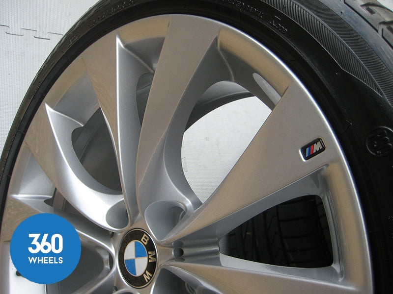 Genuine BMW 20" X5 227 M Sport V Spoke Alloy Wheel Set Tyres Bridgestone Runflat 36118037349 36118037350