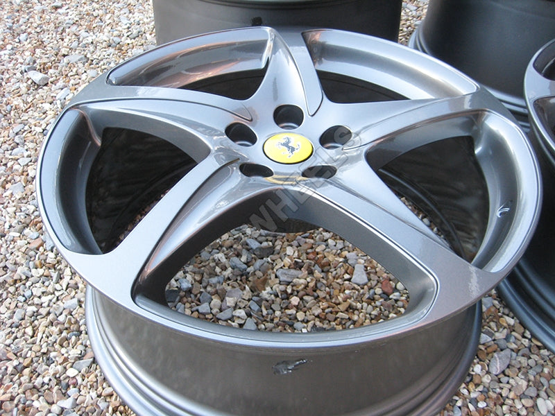 Genuine Ferrari FF 20" 5 Spoke Gunmetal Grey Alloy Wheels 260698 260697