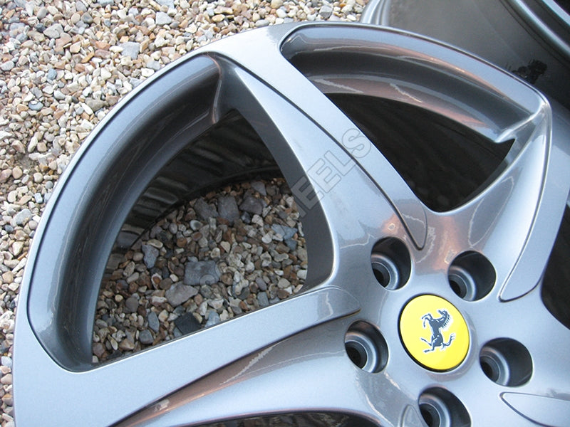 Genuine Ferrari FF 20" 5 Spoke Gunmetal Grey Alloy Wheels 260698 260697
