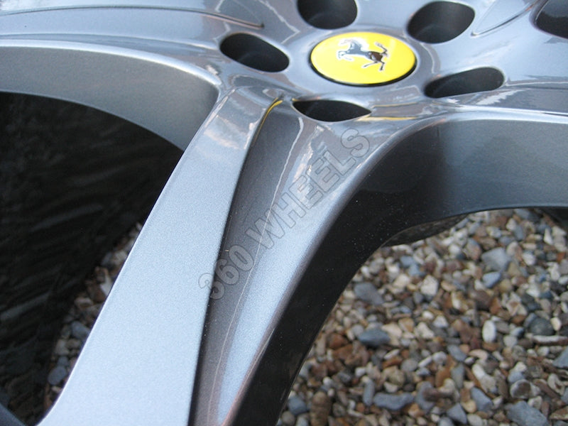 Genuine Ferrari FF 20" 5 Spoke Gunmetal Grey Alloy Wheels 260698 260697
