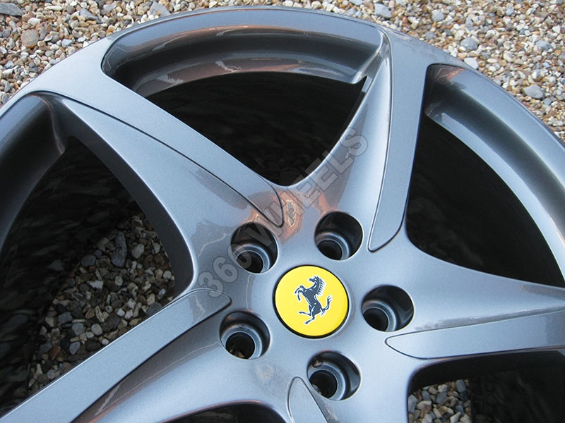 Genuine Ferrari FF 20" 5 Spoke Gunmetal Grey Alloy Wheels 260698 260697