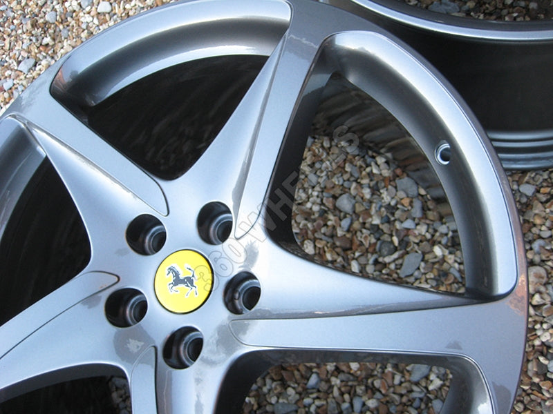Genuine Ferrari FF 20" 5 Spoke Gunmetal Grey Alloy Wheels 260698 260697