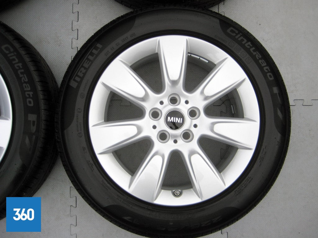 Genuine Mini Countryman F60 17" 530 Imprint Spoke Alloy Wheels Set Pirelli Tyres 36116791930