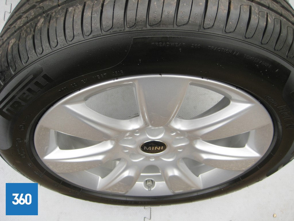 Genuine Mini Countryman F60 17" 530 Imprint Spoke Alloy Wheels Set Pirelli Tyres 36116791930
