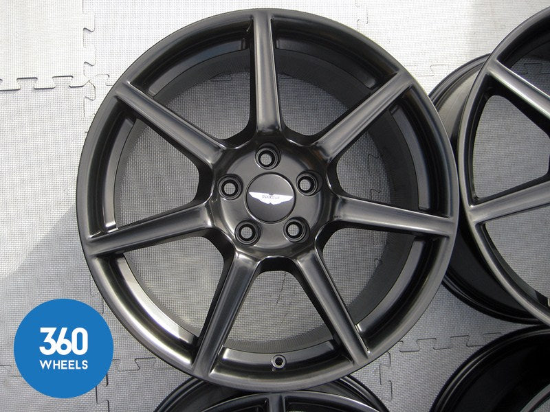 Genuine Aston Martin Vantage 19" Sport Pack 7 Spoke Satin Black Alloy Wheels