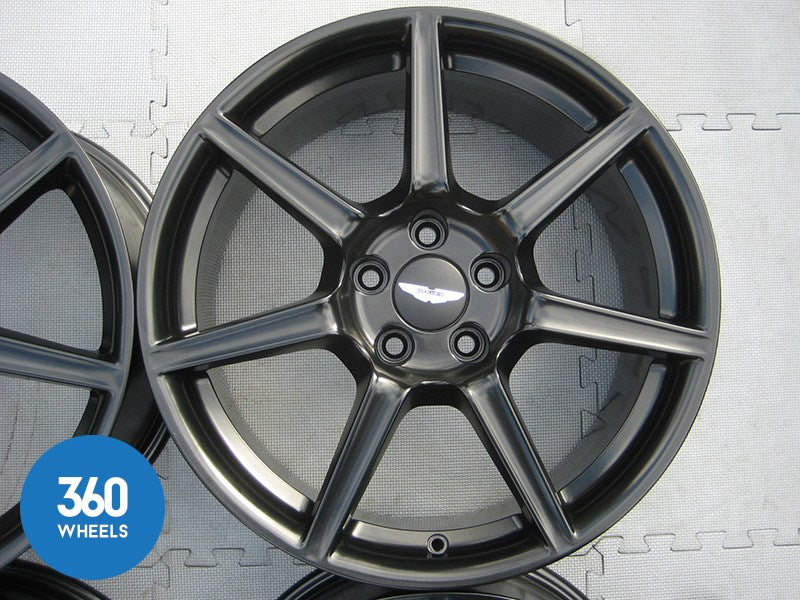 Genuine Aston Martin Vantage 19" Sport Pack 7 Spoke Satin Black Alloy Wheels