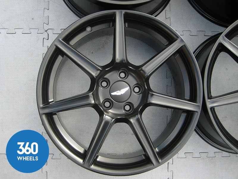 Genuine Aston Martin Vantage 19" Sport Pack 7 Spoke Satin Black Alloy Wheels