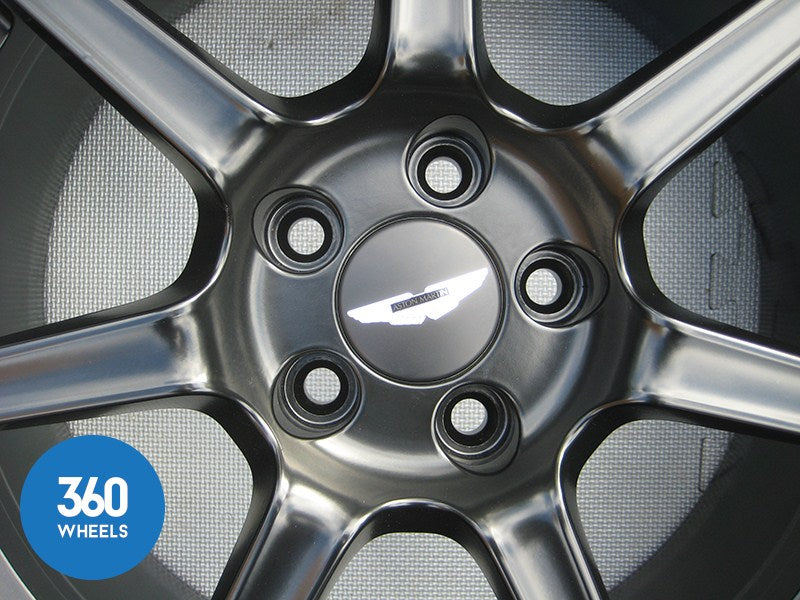 Genuine Aston Martin Vantage 19" Sport Pack 7 Spoke Satin Black Alloy Wheels