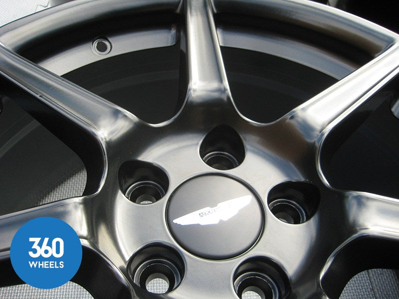 Genuine Aston Martin Vantage 19" Sport Pack 7 Spoke Satin Black Alloy Wheels