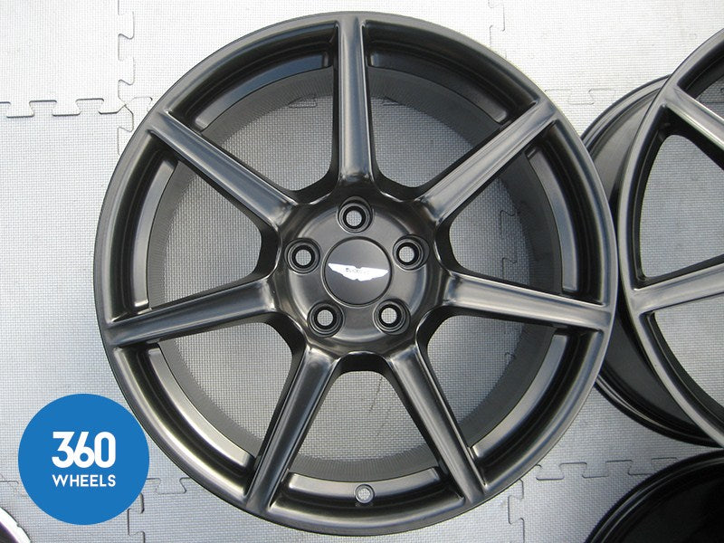 Genuine Aston Martin Vantage 19" Sport Pack 7 Spoke Satin Black Alloy Wheels
