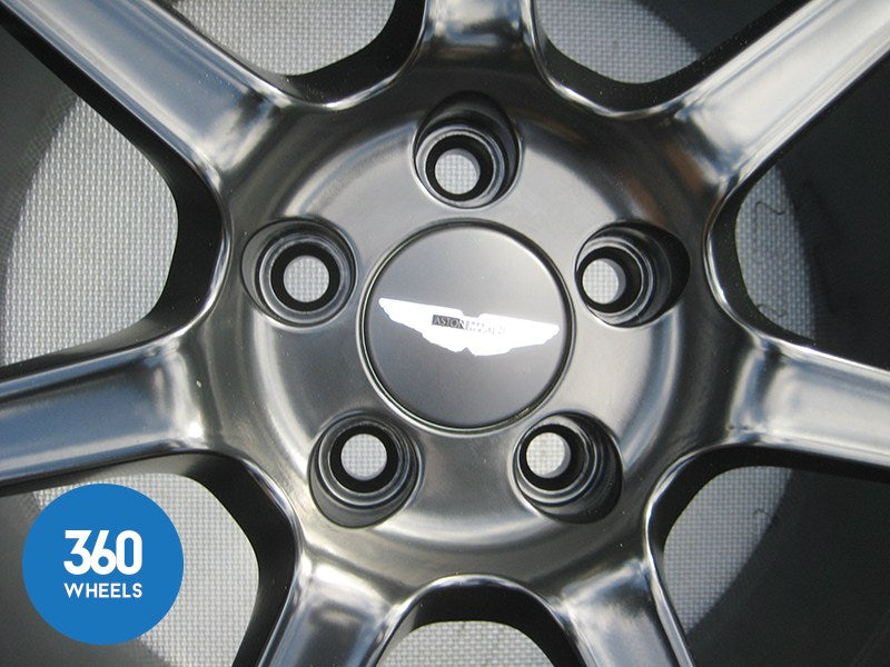 Genuine Aston Martin Vantage 19" Sport Pack 7 Spoke Satin Black Alloy Wheels