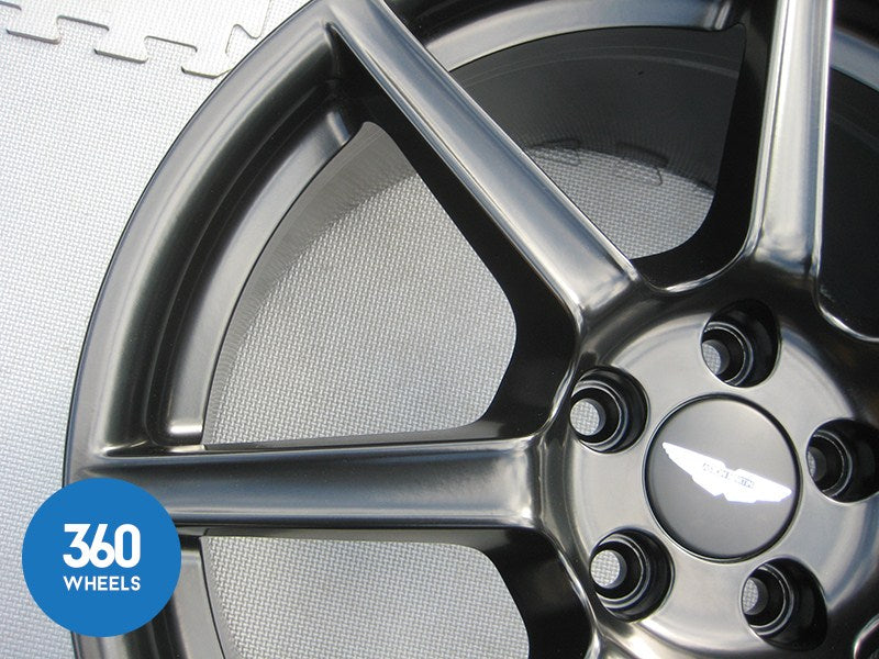 Genuine Aston Martin Vantage 19" Sport Pack 7 Spoke Satin Black Alloy Wheels