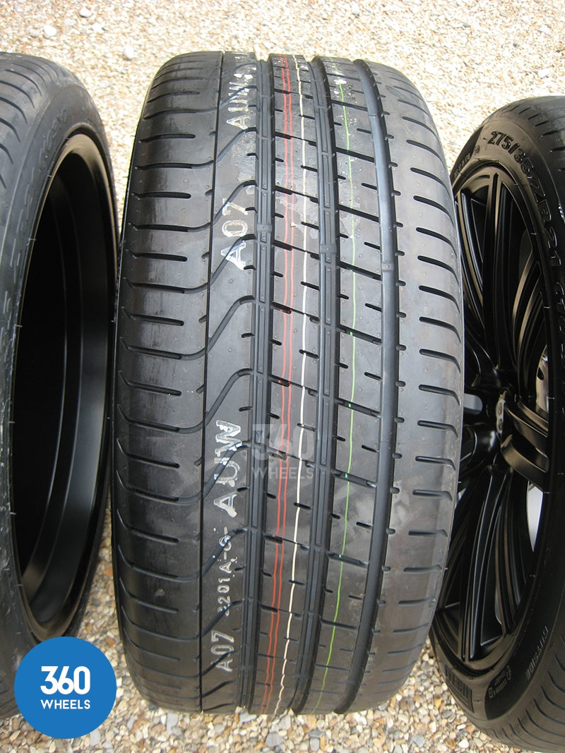 Genuine Bentley 21" Speed 10 Spoke Black Alloy Wheels with Pirelli P Zero Tyres 3W0601025DN