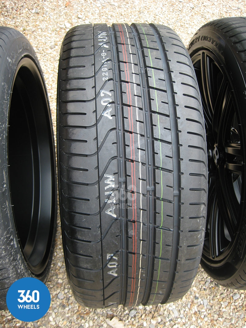 Genuine Bentley 21" Speed 10 Spoke Black Alloy Wheels with Pirelli P Zero Tyres 3W0601025DN