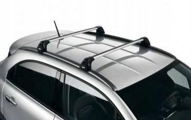 Genuine Fiat 500x Pair of Lockable Roof Bars 50927231