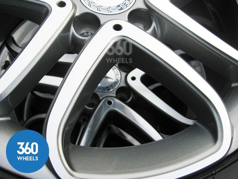 Genuine Mercedes Benz 17" A B CLA Class 5 Twin Spoke Alloy Wheels Goodyear M0 Tyres Cla A2464010302