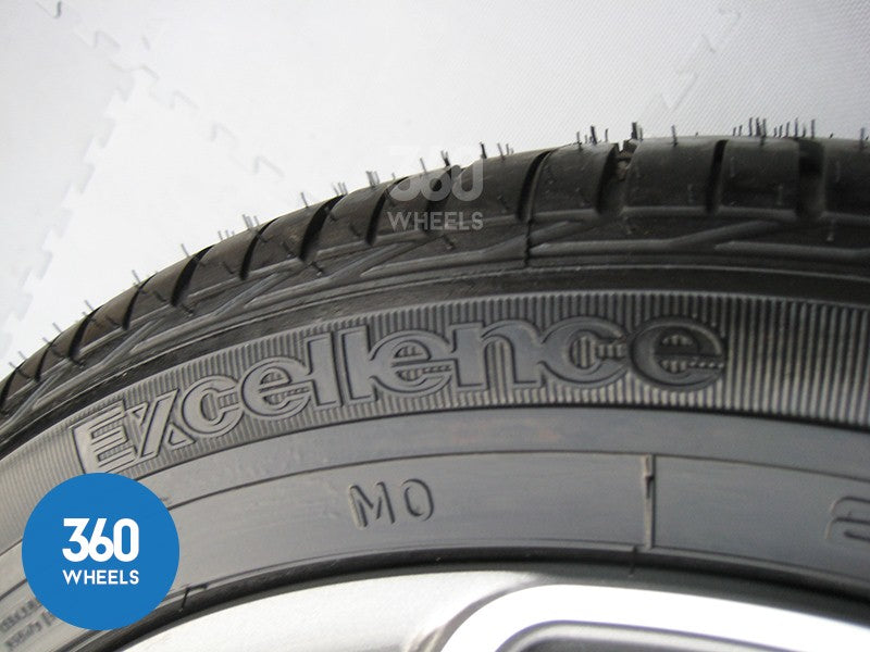 Genuine Mercedes Benz 17" A B CLA Class 5 Twin Spoke Alloy Wheels Goodyear M0 Tyres Cla A2464010302