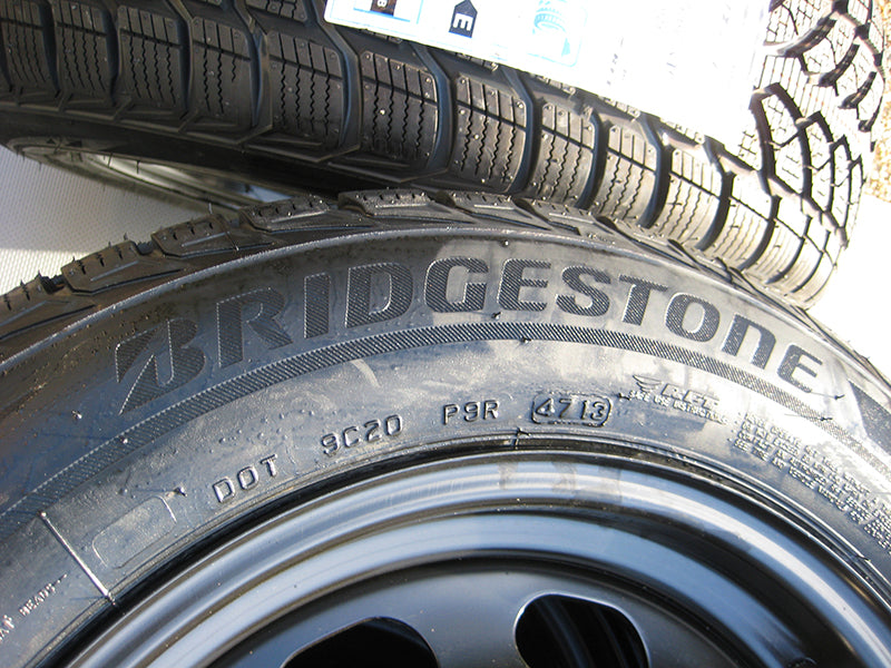 Genuine BMW 16" 3 & 4 Series Steel Alloy Wheel Winter Bridgestone RSC Tyres Set