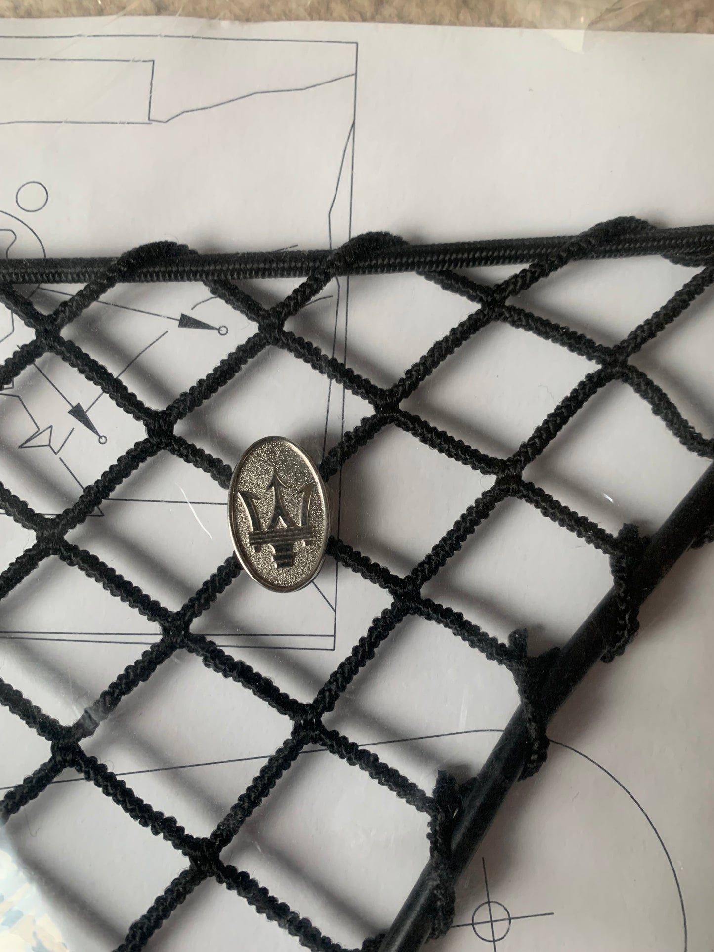 Genuine Maserati Granturismo Grancabrio Luggage Transport  Footwell Cargo Side Net 940000297