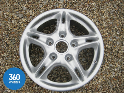 Genuine Porsche Boxster 16" 986 5 Twin Spoke Alloy Wheels 99636211400 9963621120