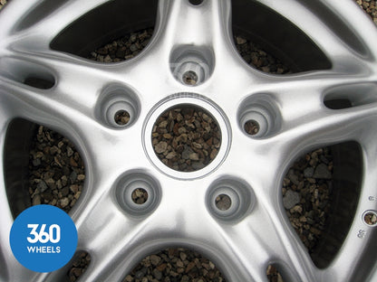 Genuine Porsche Boxster 16" 5 Twin Spoke Front Alloy Wheel 6J 99636211200