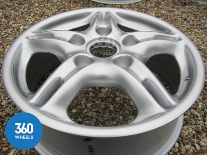Genuine Porsche Boxster 16" 986 5 Twin Spoke Alloy Wheels 99636211400 9963621120