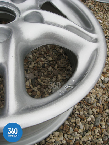 Genuine Porsche Boxster 16" 986 5 Twin Spoke Alloy Wheels 99636211400 9963621120
