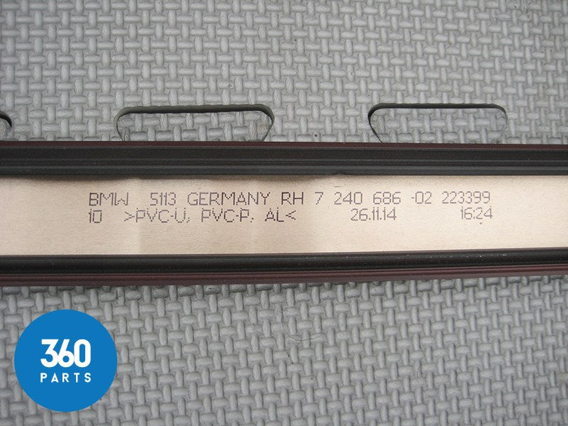 Genuine BMW 1 Series F20 F21 Roof Moulding Prime Coated Right 51137319536