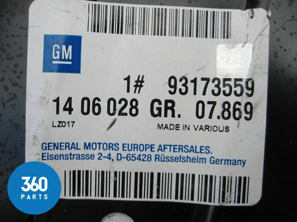 New Genuine Vauxhall Corsa C Crash Limiter To Rear End Panel Support 93173559