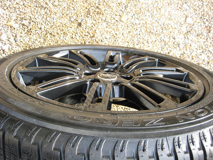 Genuine Land Rover Discovery 4 20" Gloss Black 10 Split Spoke Alloy Wheels Tyres